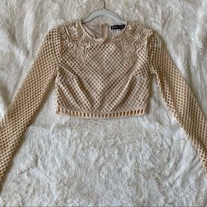 Limited Edition Carli Bybel x Missguided Crop Top